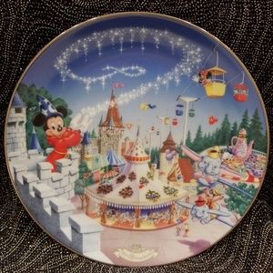 The Bradford Exchange "Fantasyland" WDW Plate